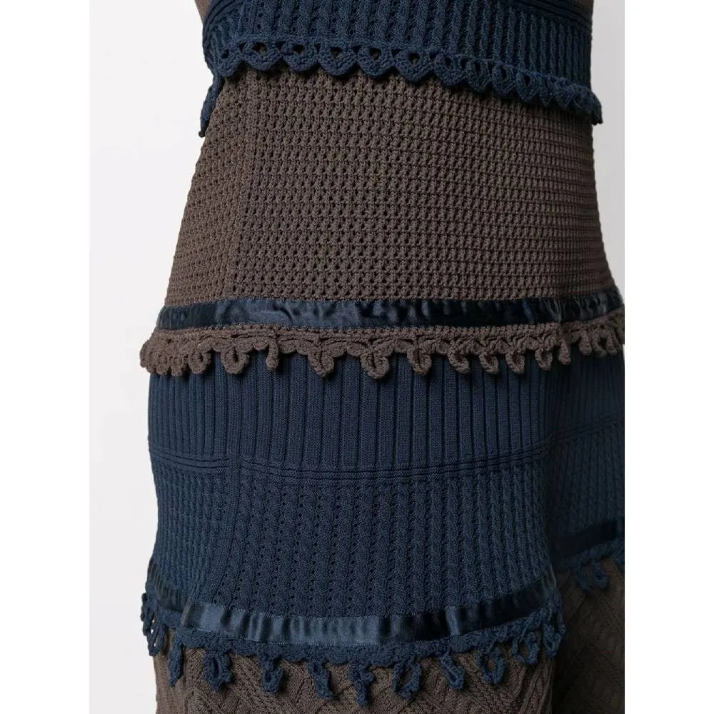 Chanel Brown and Blue Dress - 2000s Brown Good - Box View