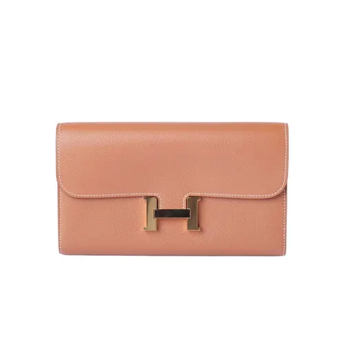 Hermès Constance To Go Wallet in Gold Epsom Leather with Gold Hardware - 20s