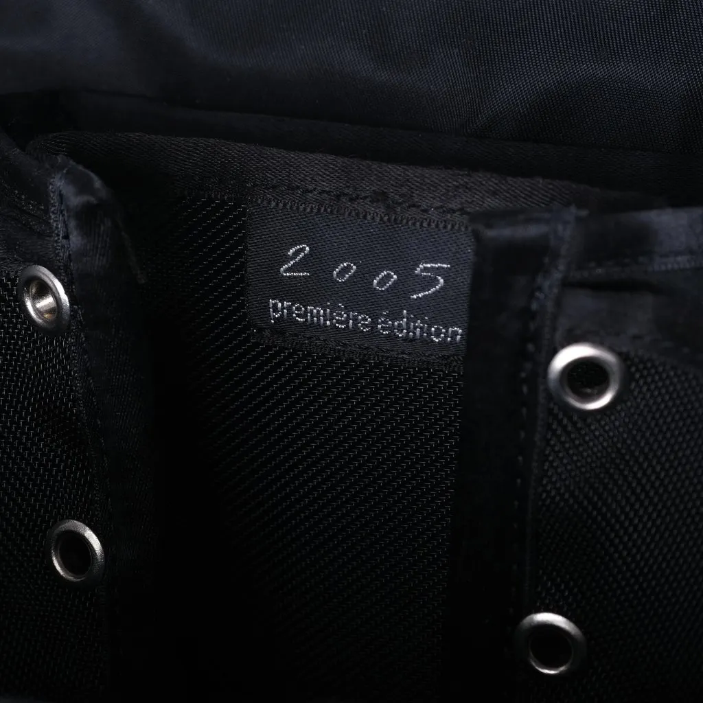 Chanel Black Suede Millennium 2005 Bag - '00s Black Suede Good - Box View