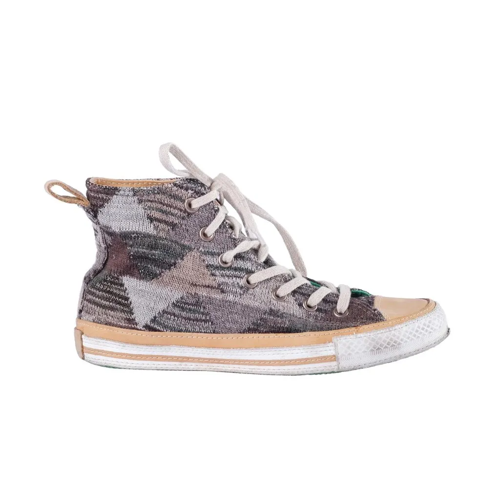 Missoni x Converse Chuck Taylor High-Top Sneakers - '10s MultiColor Canvas Good - Front View