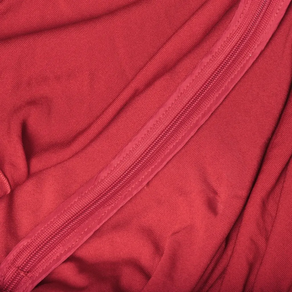 Alberta Ferretti Red Midi Dress -'00s Red Good - Model View
