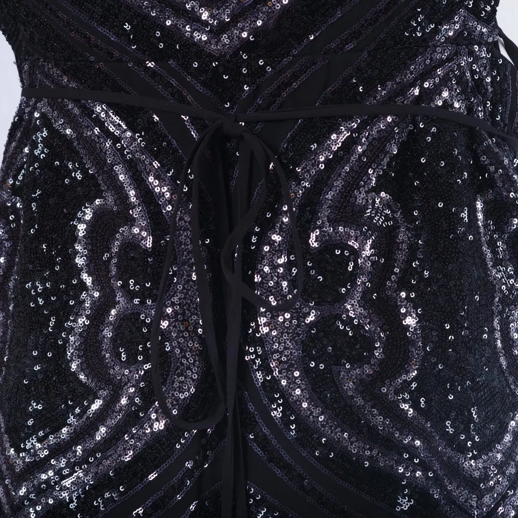 Etro Sequin Embellished Mini Dress - '20s Black Good - Box View