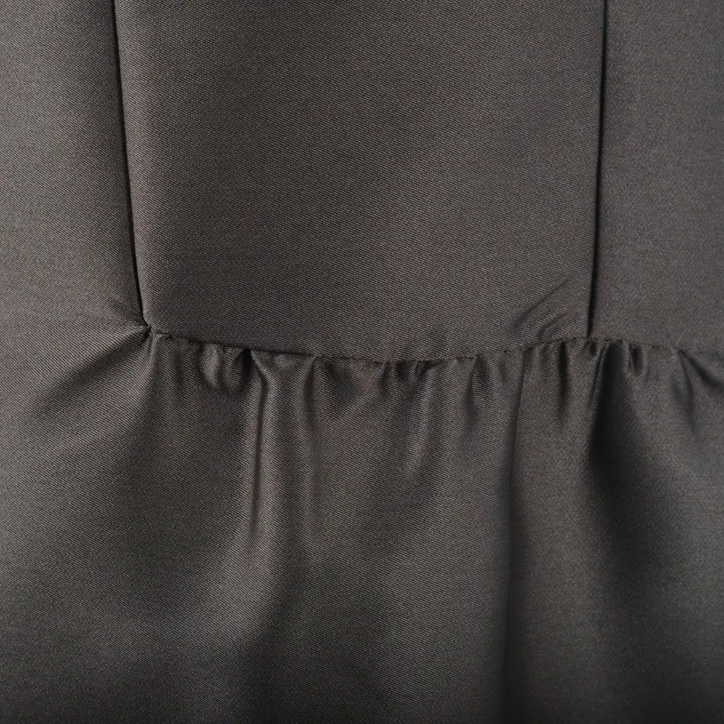 Max Mara Green Sleeveless A-Line Dress with Collar- '10s Green Satin Good - Box View