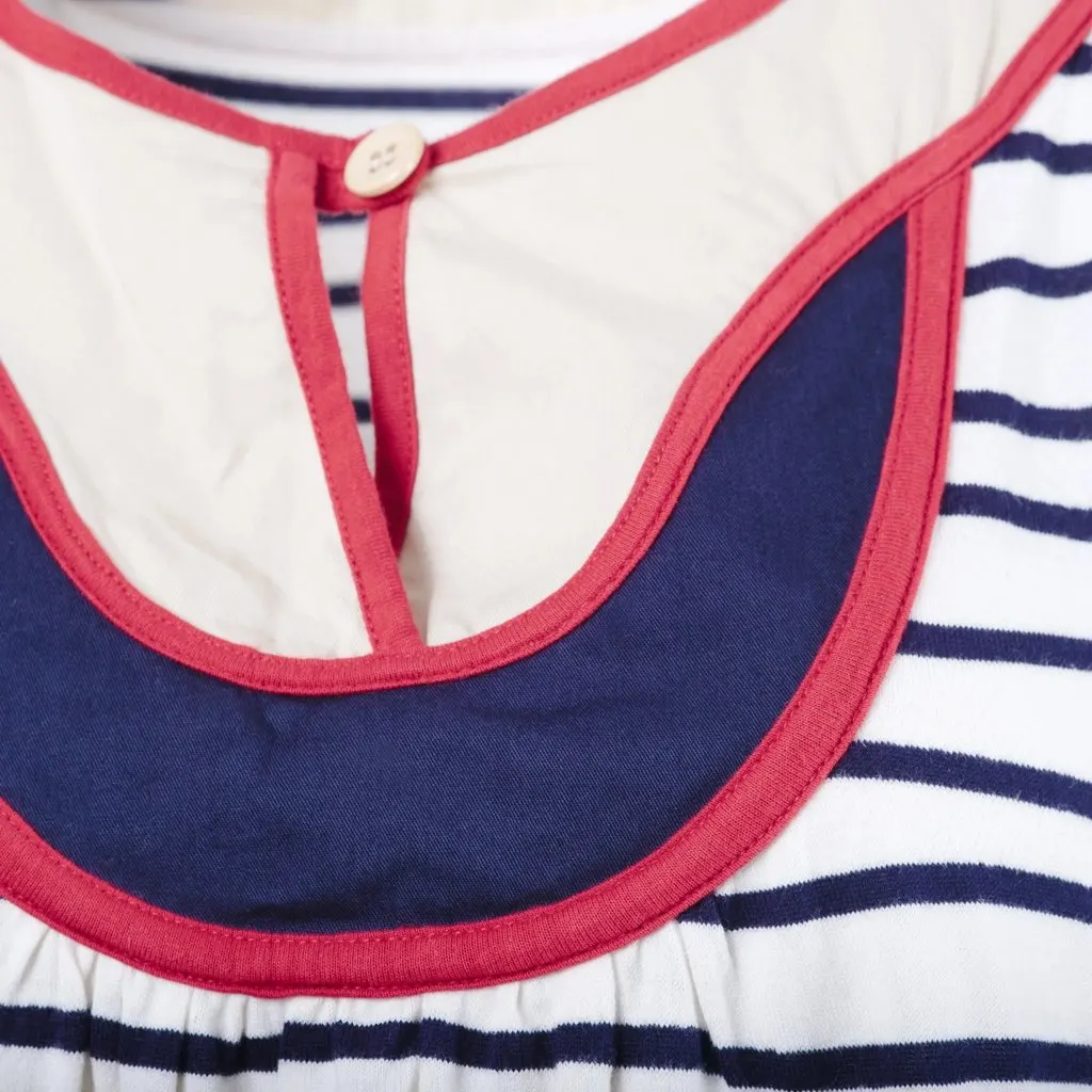 Antonio Marras Striped Sleeveless Dress - '10s White Cotton Good - Box View