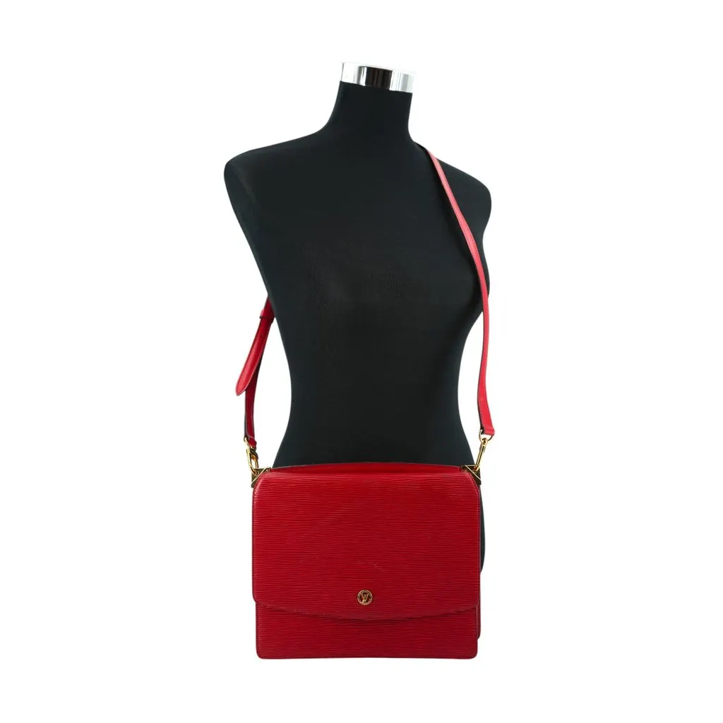 Louis Vuitton Crossbody Bag Vintage Grenelle MultiColor Leather Good - Back View