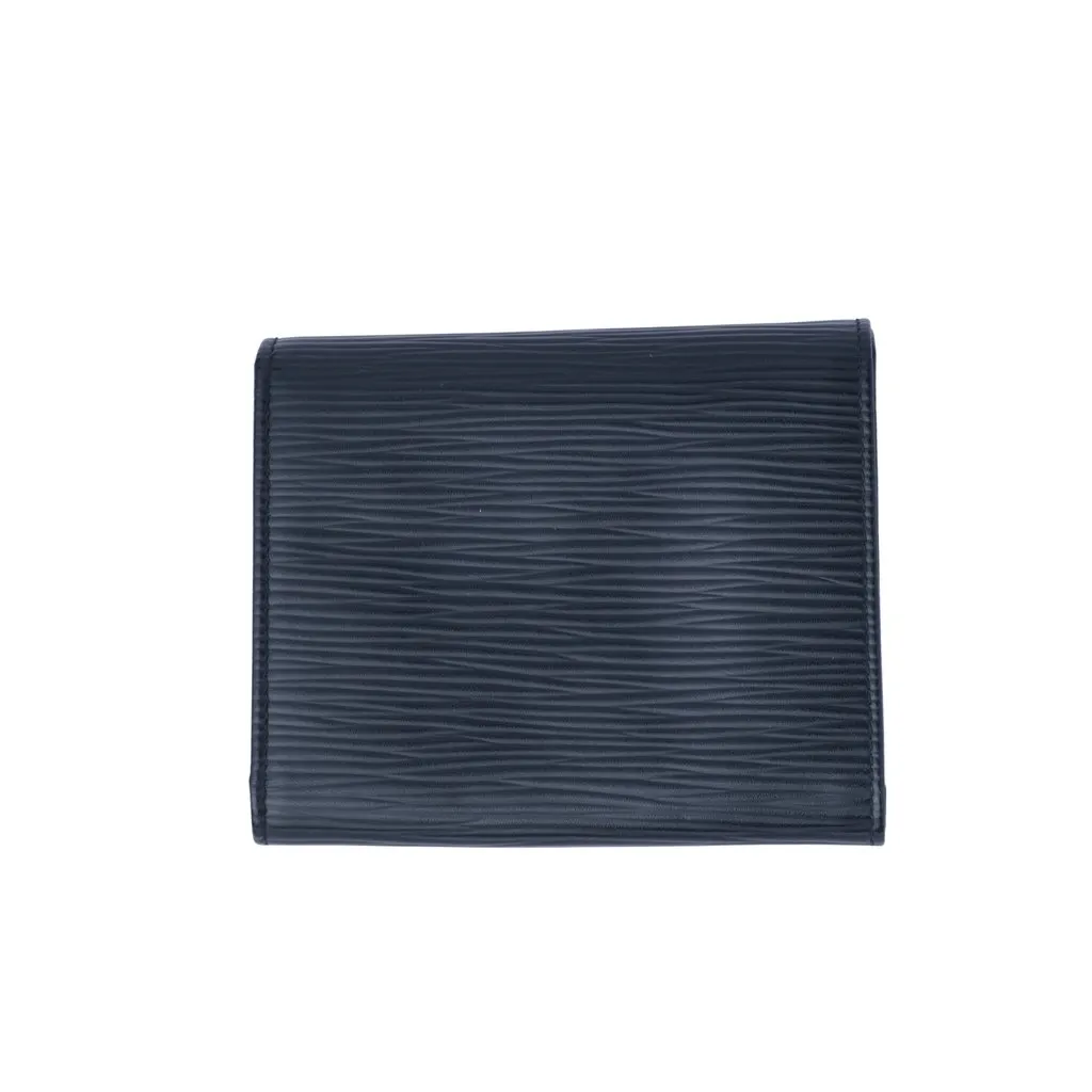 Fendi Vintage Black Epi Leather Wallet - '00s Black Leather Good - Back View