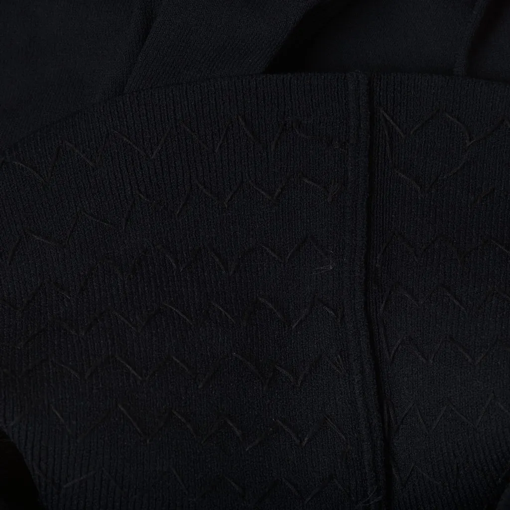 Gianni Versace Black Sleeveless Embellished Knit Top - '90s Black Good - Box View