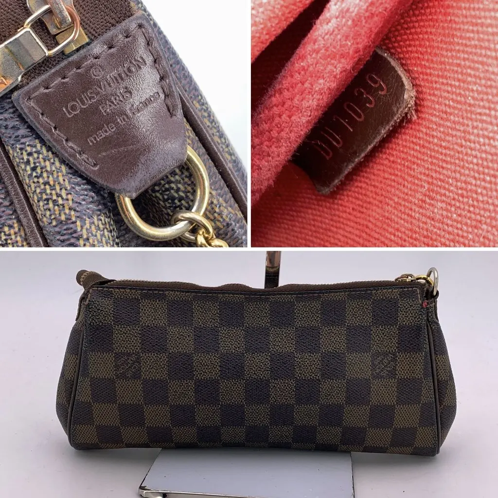 Louis Vuitton Shoulder Bag Eva Brown Canvas Good - Box View