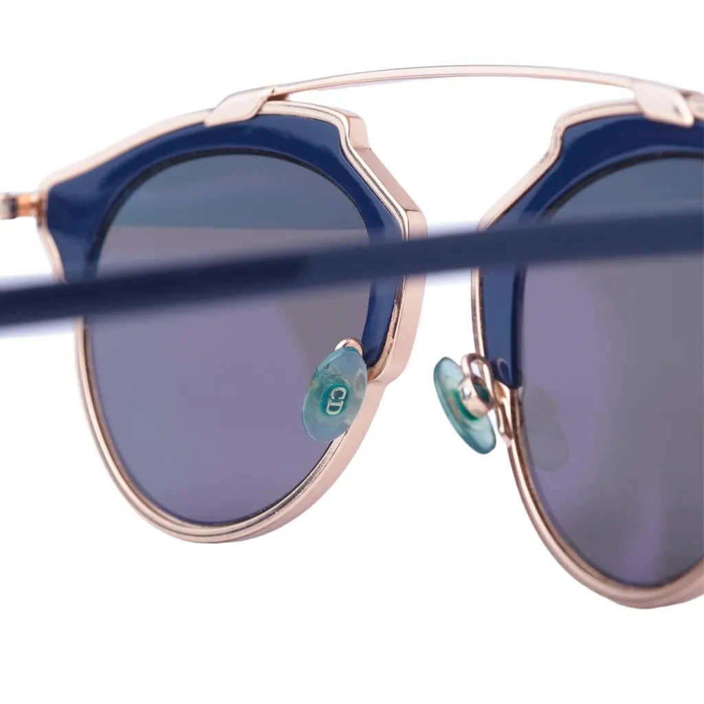 Dior Navy Blue/Two Tone DiorSoReal U5WZJ Aviator Sunglasses - '10s Navy Good - Model View