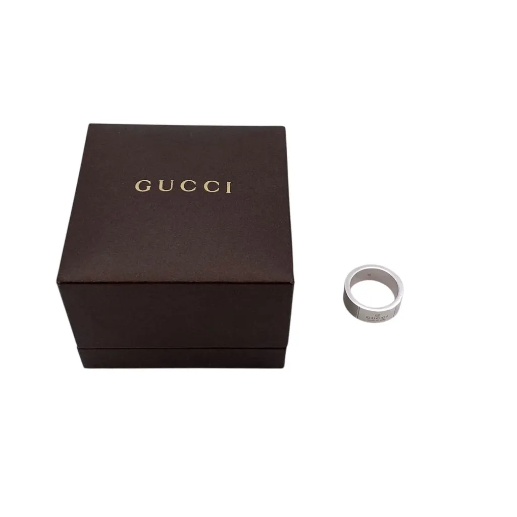 Gucci Ring Silver Good - Back View