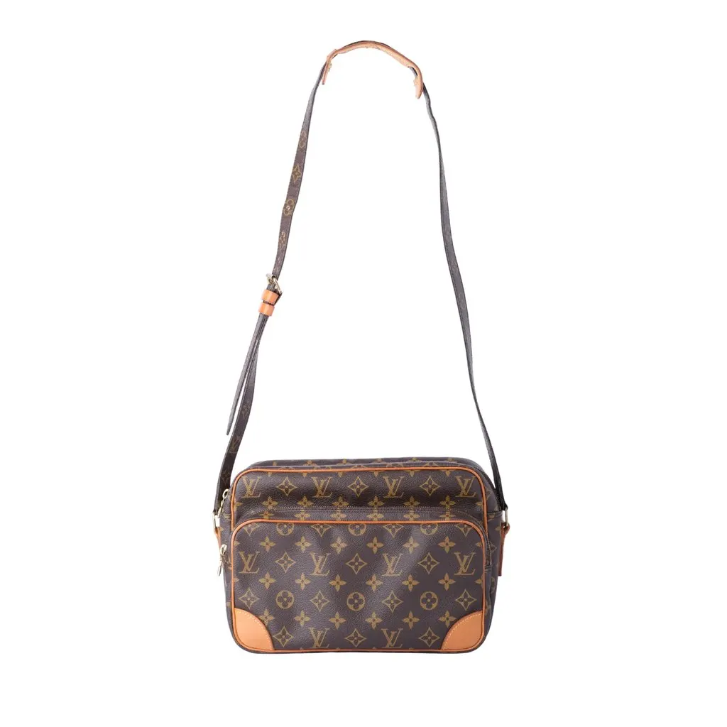 Louis Vuitton Monogram Canvas Nile GM Bag- '00s Brown Canvas Good - Back View
