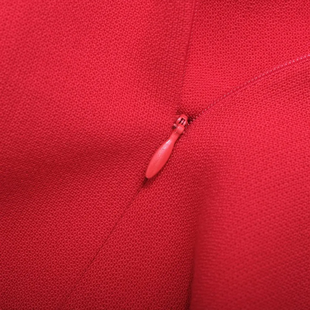 Dolce & Gabbana Red Sleeveless Sheath Dress -'00s Red Good - Box View