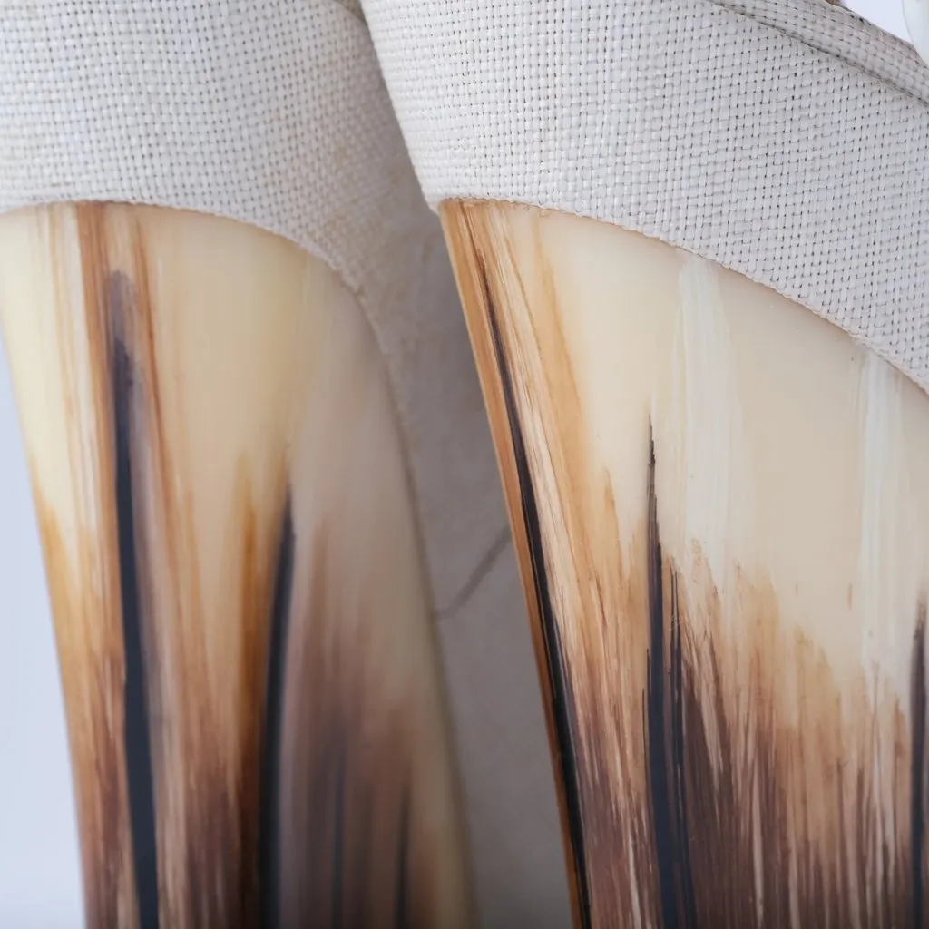 Unsigned Casadei Brown Crocodile Effect Leather Wedge Sandals - '10s Brown Leather Good - Box View