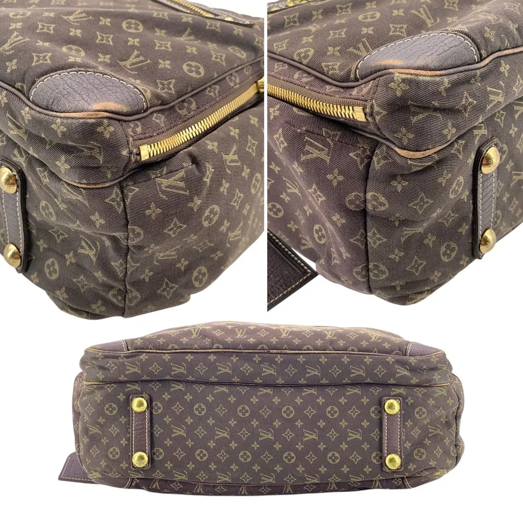 Louis Vuitton Shoulder Bag Sac a Langer Brown Canvas Good - Model View