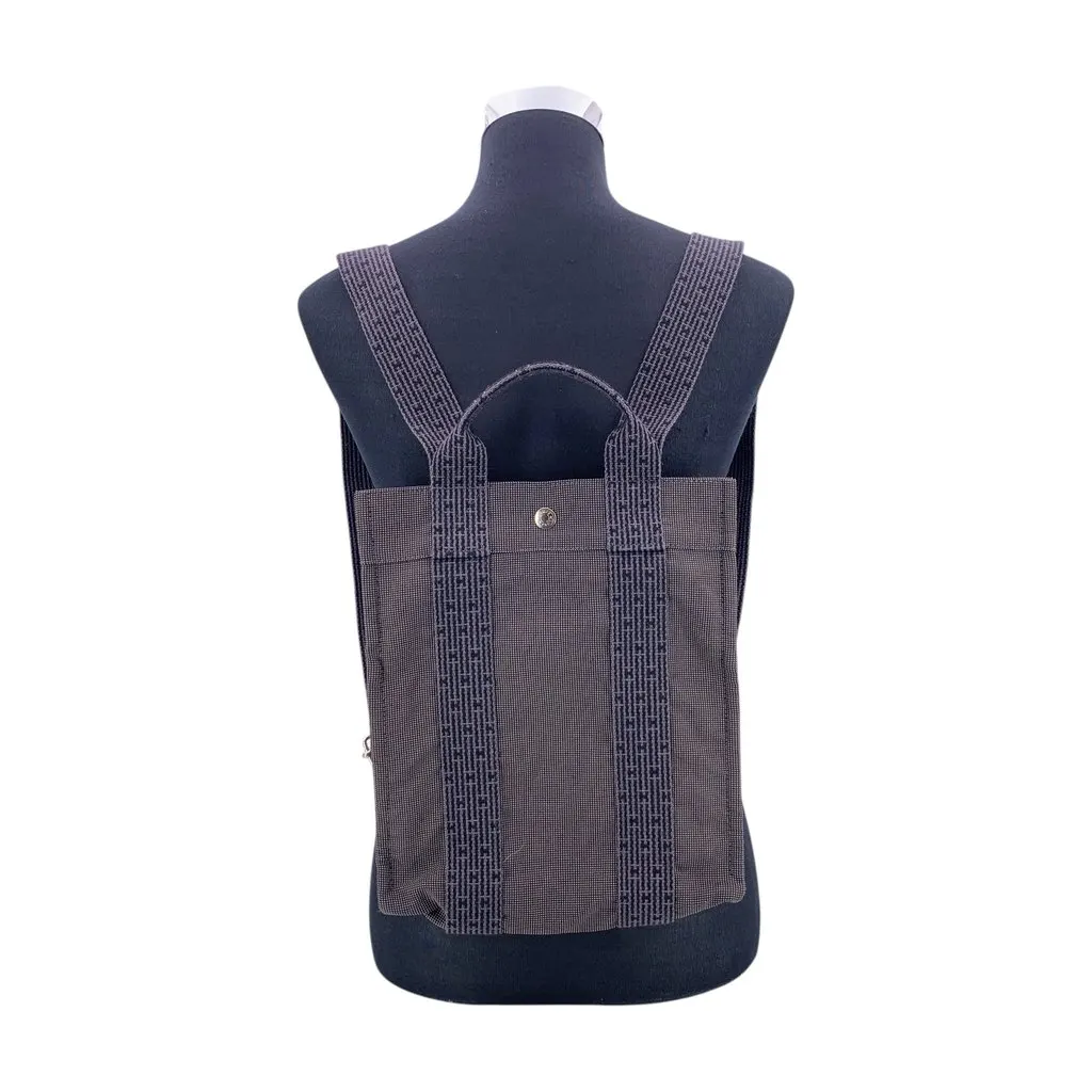 Hermes Backpack Herline Grey Leather Good - Inside View