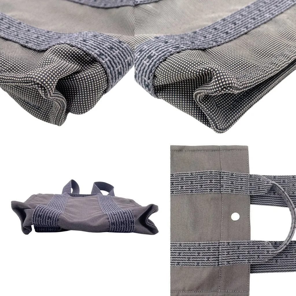Hermes Backpack Herline Grey Leather Good - Model View