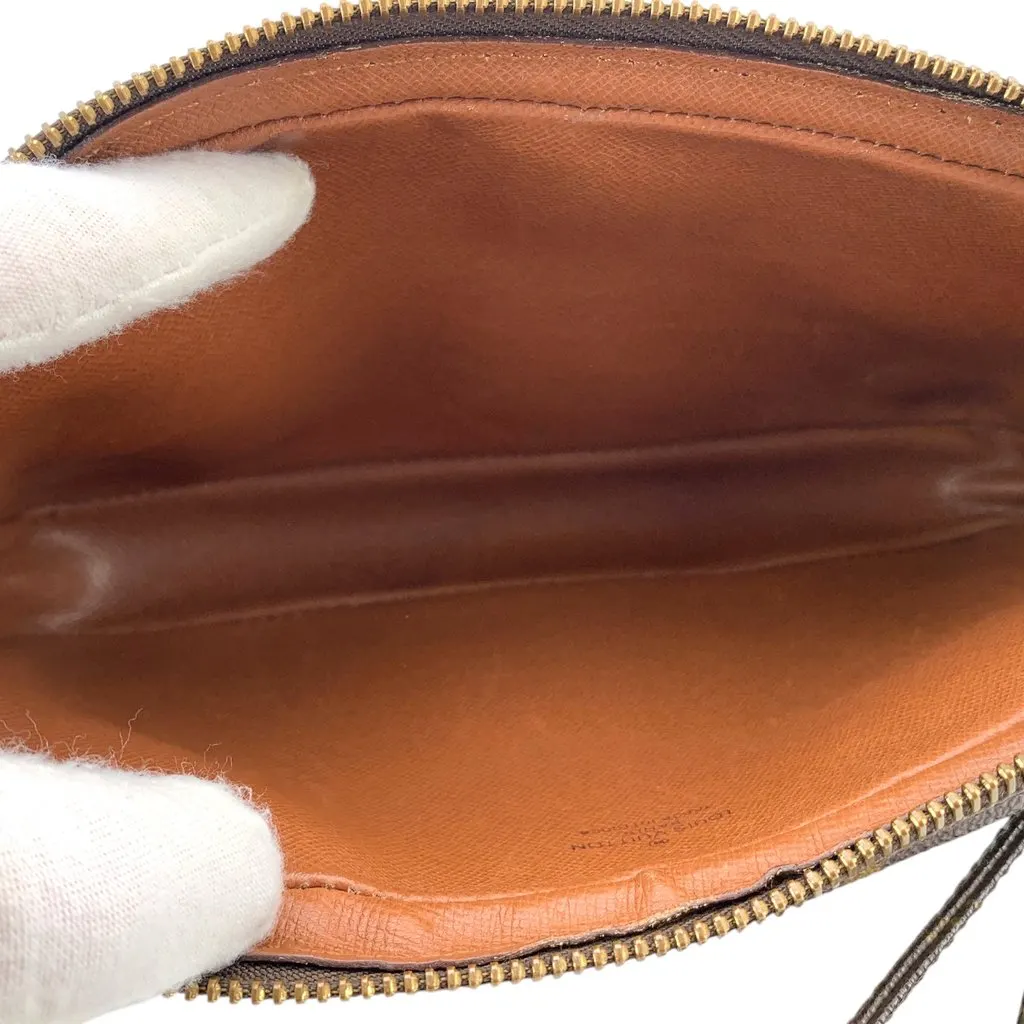 Louis Vuitton Clutch Bag Vintage Marly Dragonne Red Canvas Good - Box View