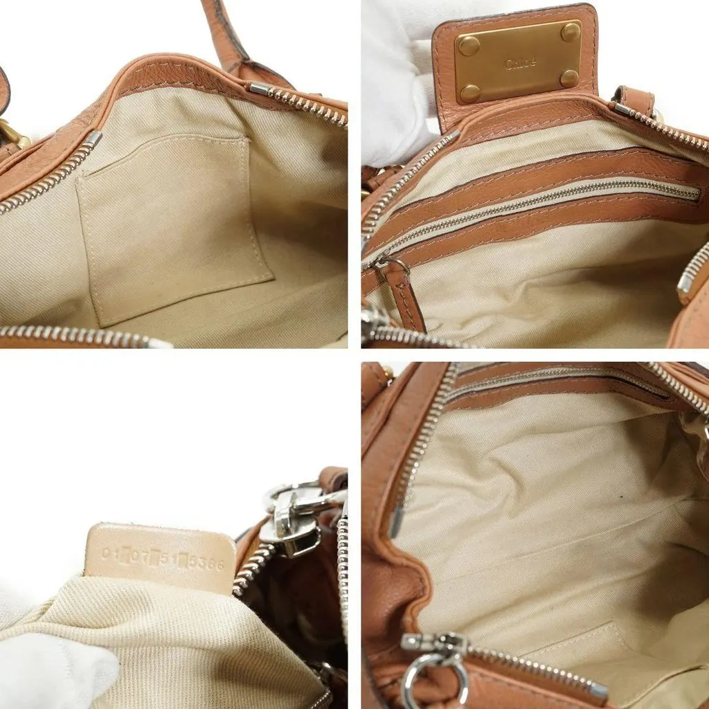 Chloe Handbag Paddington Beige Leather Good - Box View