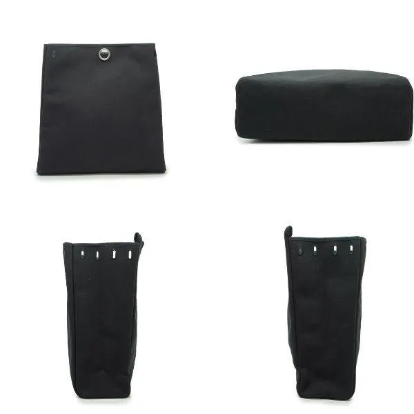 Hermes Shoulder Bag Herbag Black Leather Good - Model View