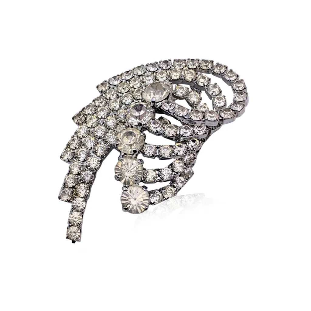 Dolce & Gabbana Brooch Silver Good - Front View