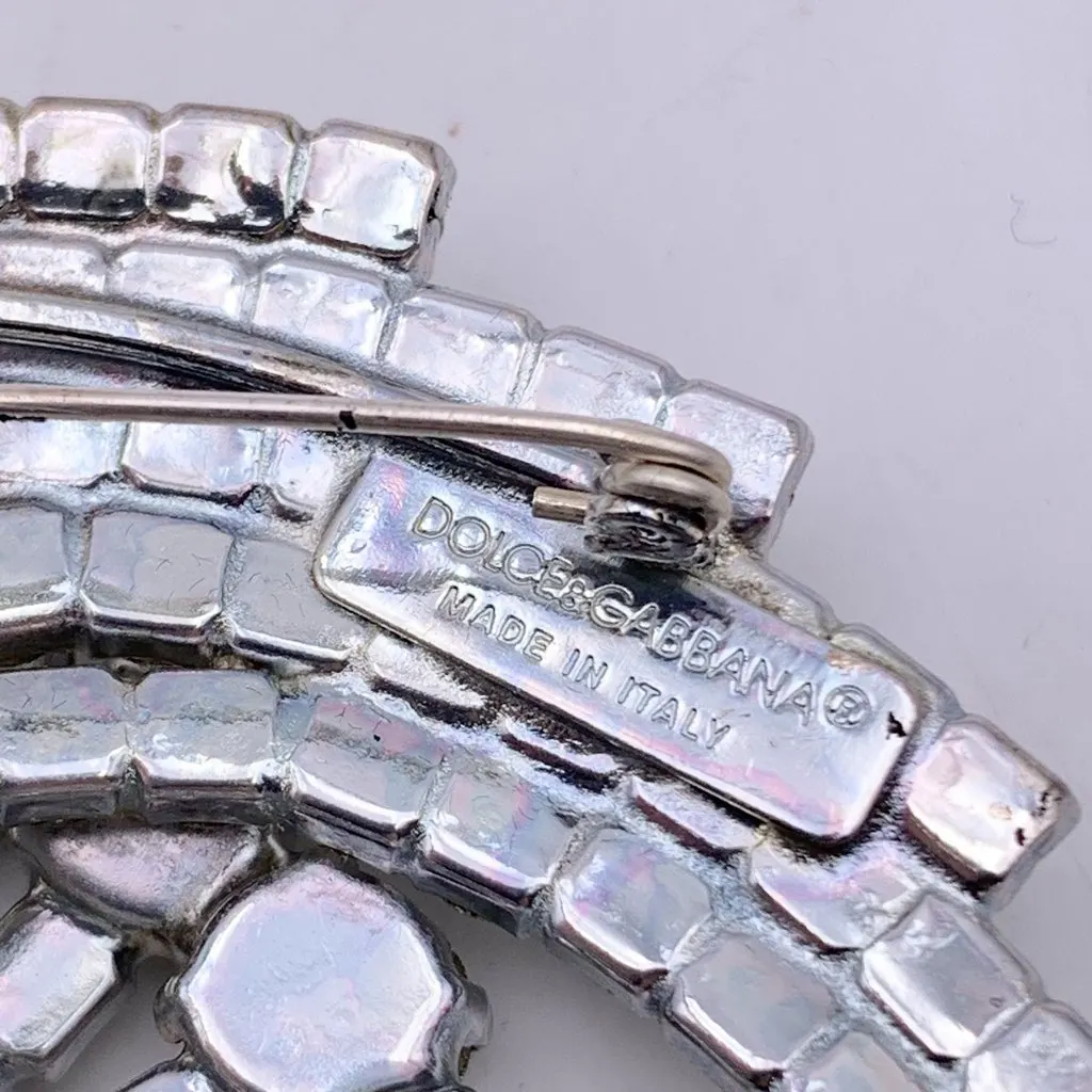 Dolce & Gabbana Brooch Silver Good - Model View