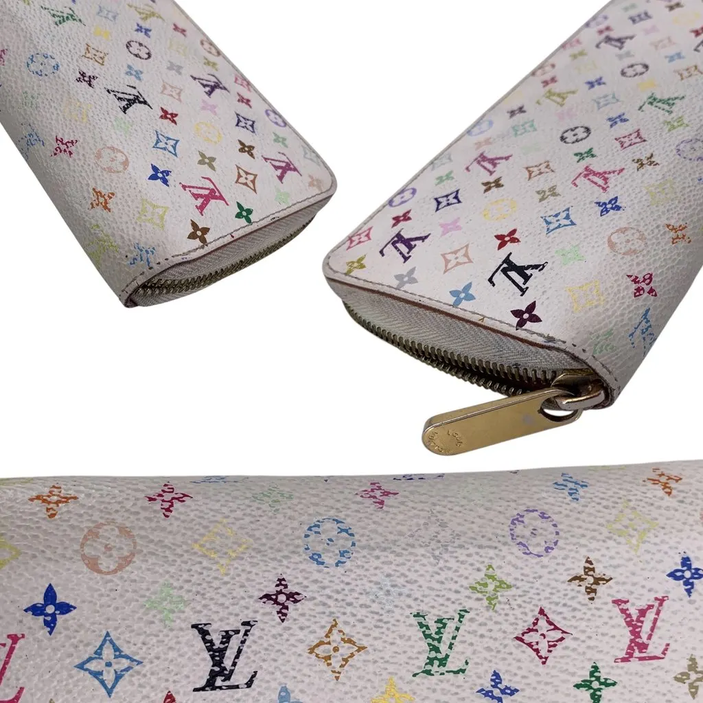 Louis Vuitton Wallet White Silk Good - Inside View
