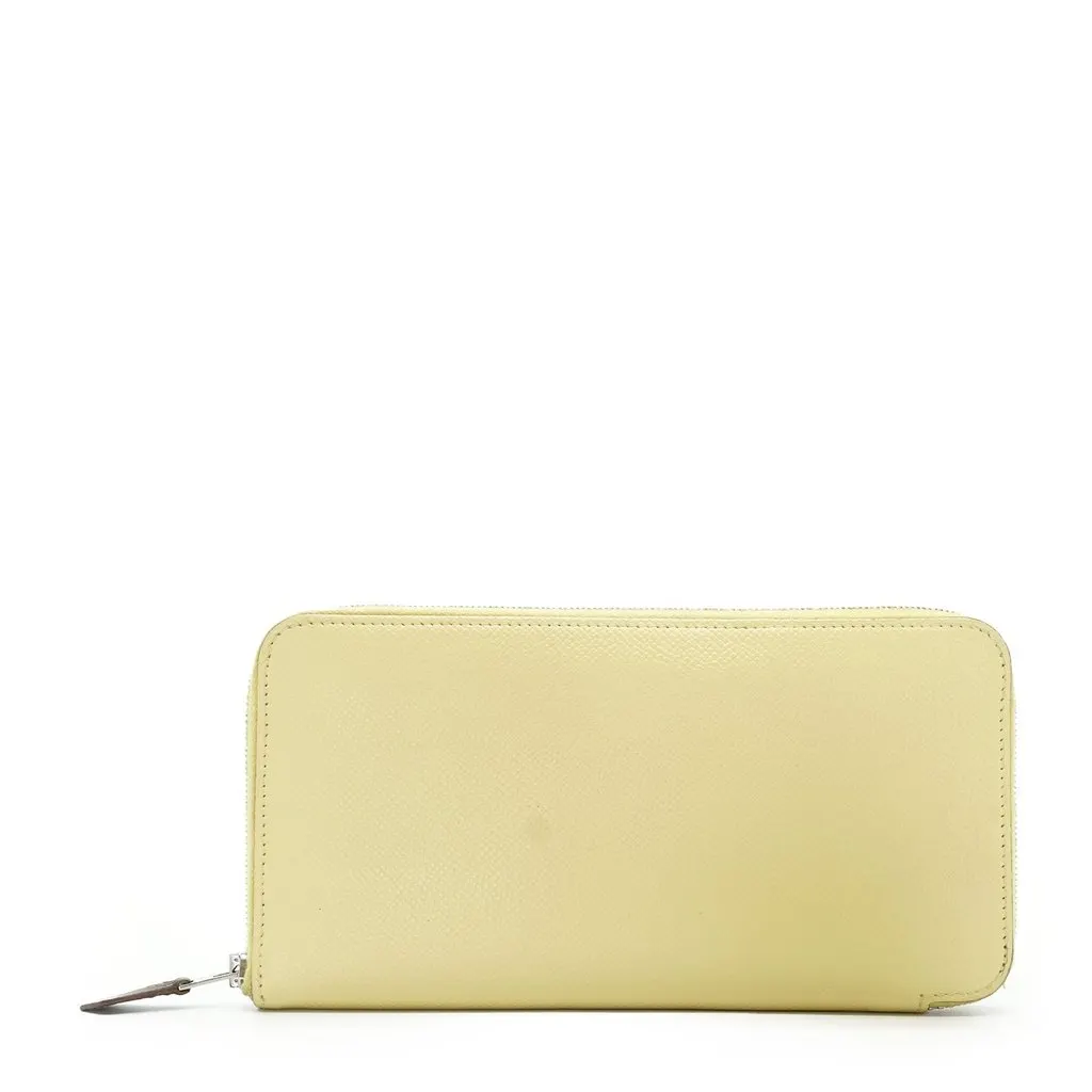 Hermès Wallet Red Silk Good - Front View