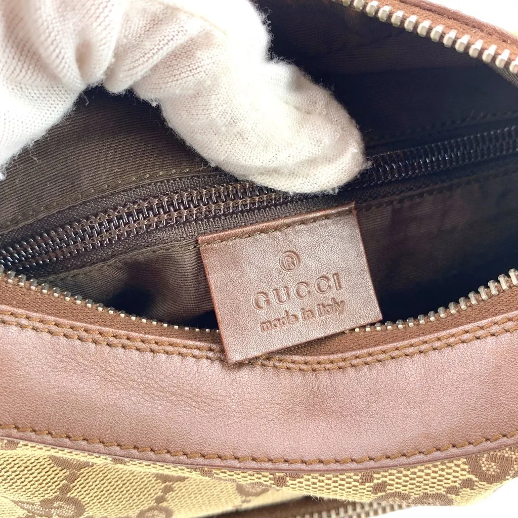 Gucci Shoulder Bag Vintage Not Applicable Brown Canvas Good - Box View