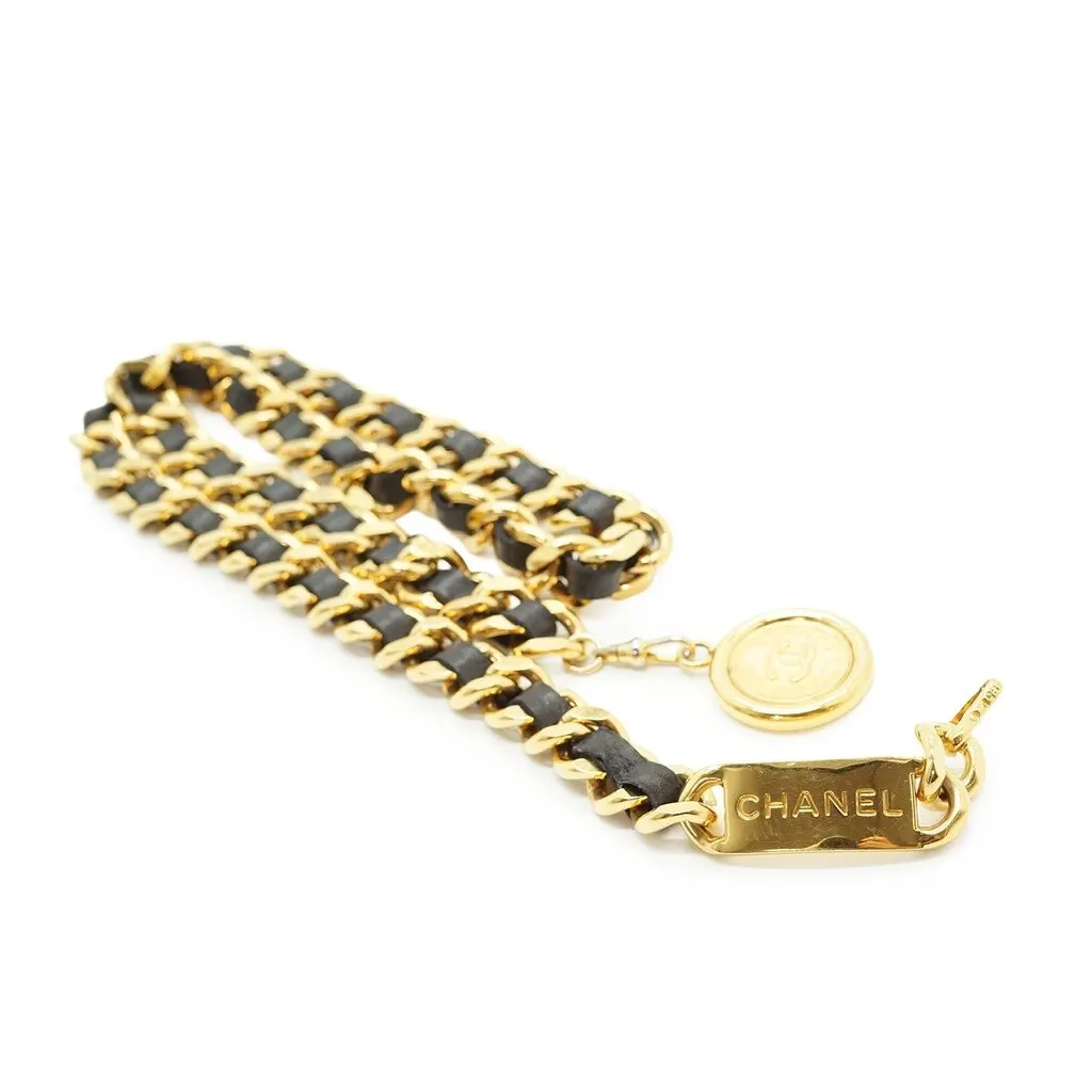 Chanel Belt Red Good - Front View