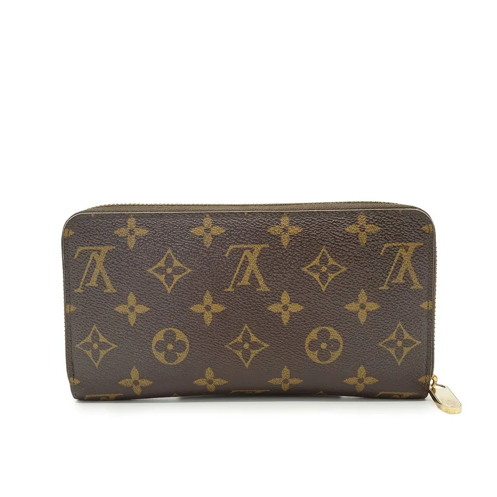 Louis Vuitton Wallet Gold Canvas Good - Back View