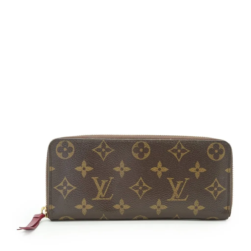 Louis Vuitton Wallet Brown Canvas Good - Front View
