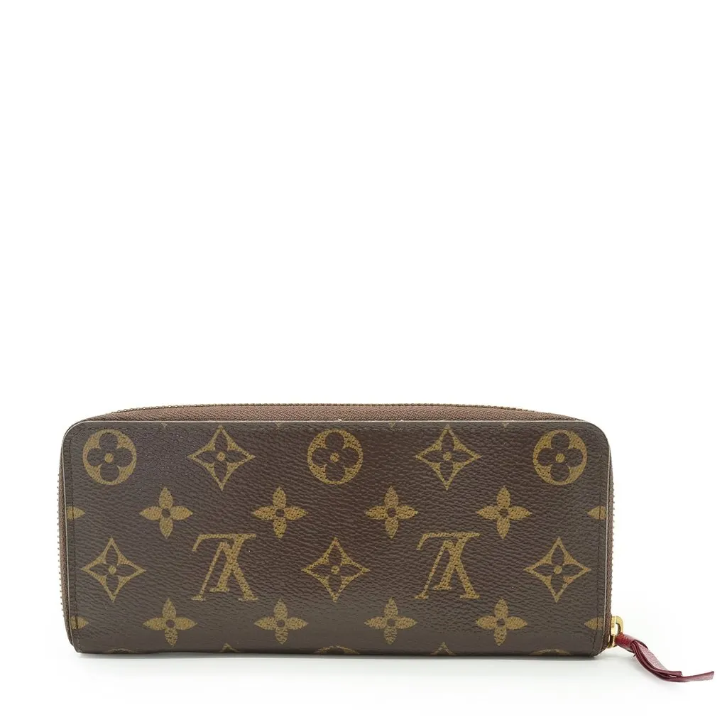 Louis Vuitton Wallet Brown Canvas Good - Back View
