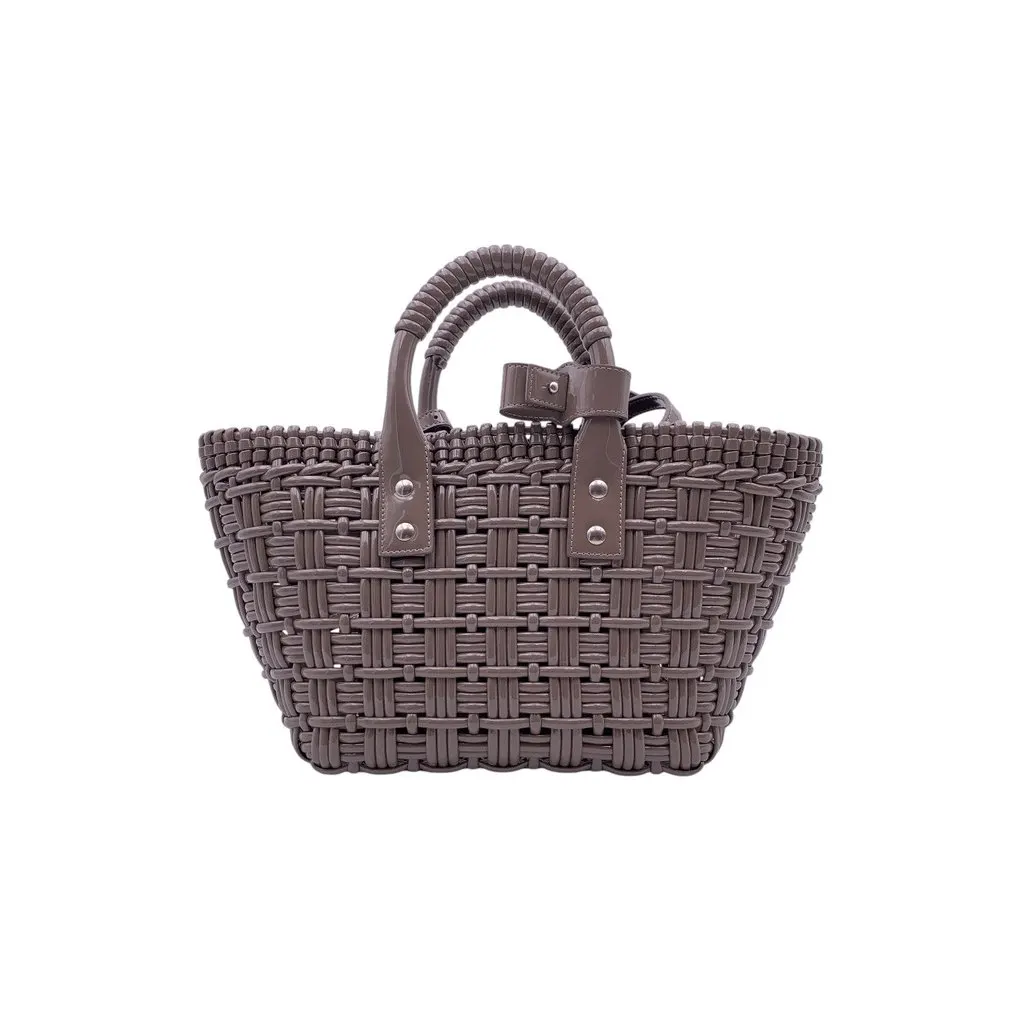 Balenciaga Tote Bag Bistro Panier Grey Good - Inside View