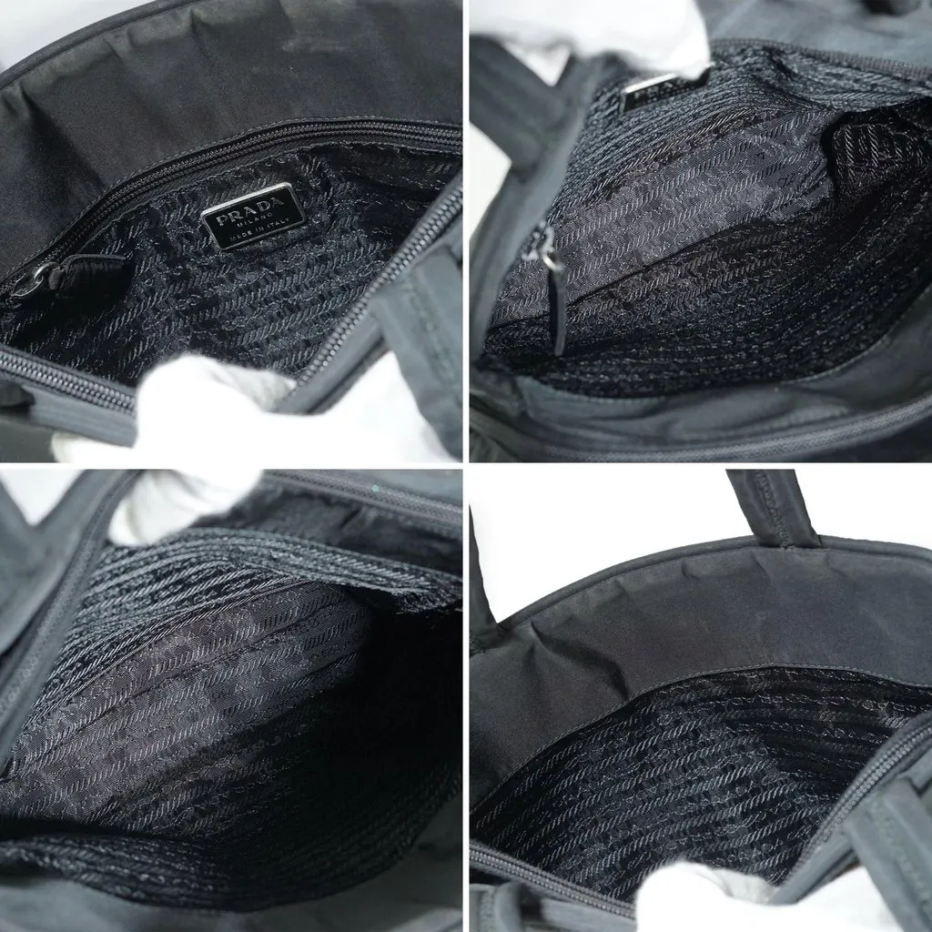 Prada Handbag Tessuto Black Good - Box View