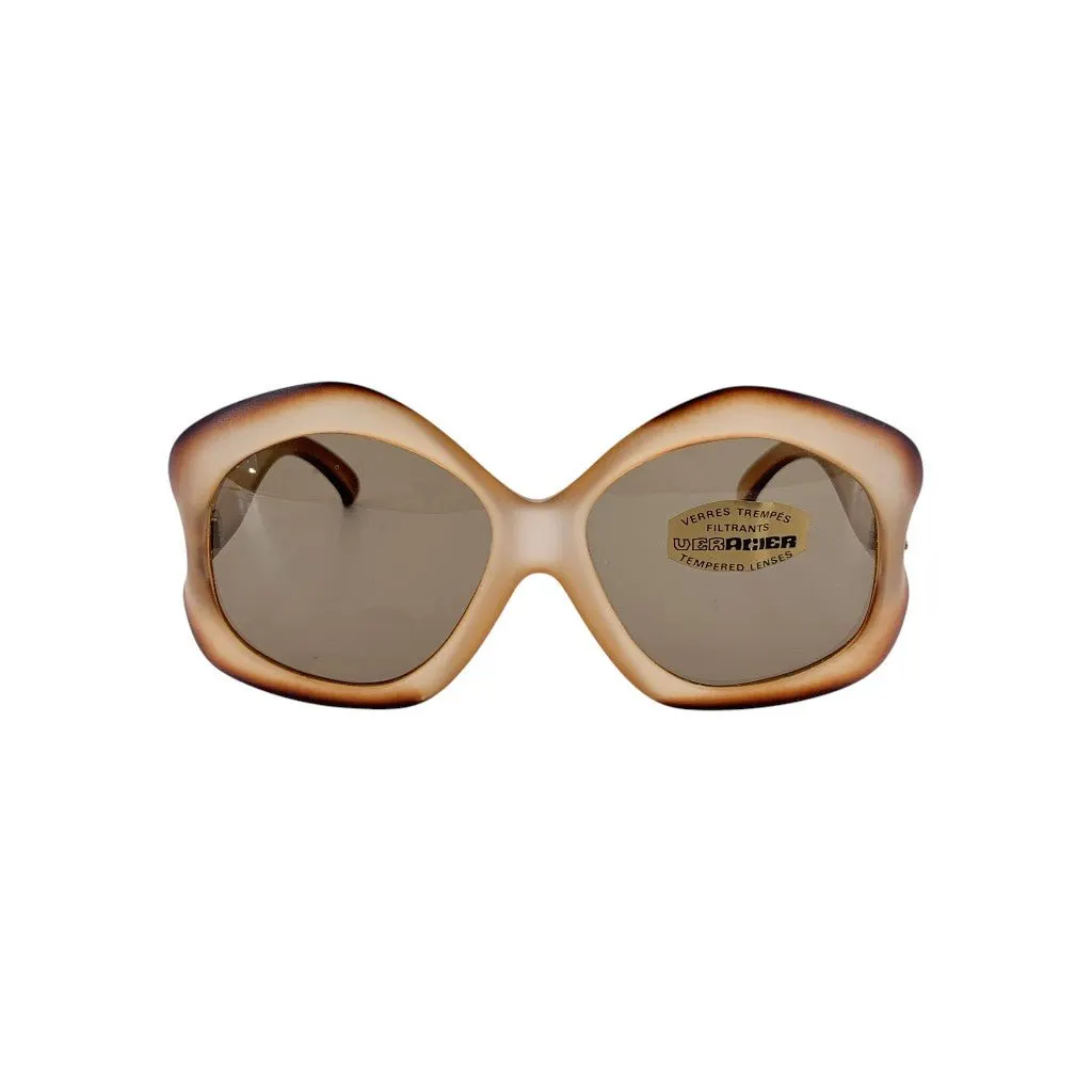Unsigned Sunglasses Beige Good - Front View