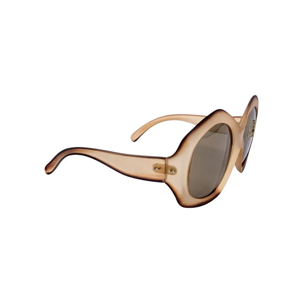 Unsigned Sunglasses Beige Good - Back View