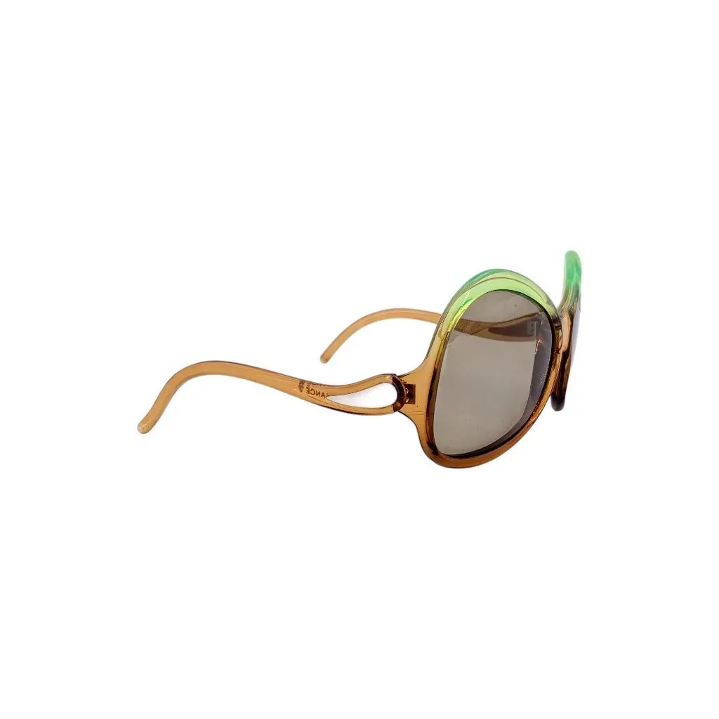 Unsigned Sunglasses Brown Good - Back View