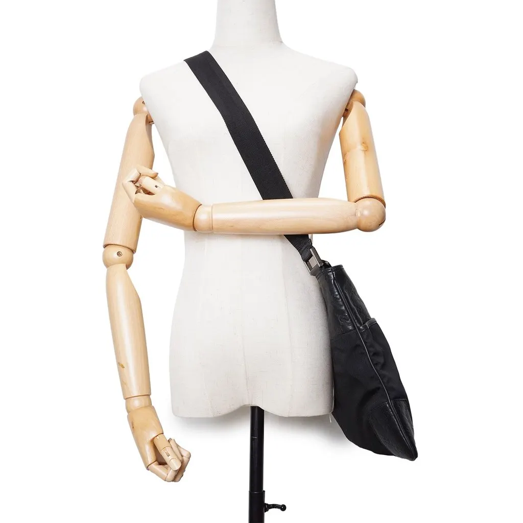 Gucci Crossbody Bag Monogram Black Good - Back View