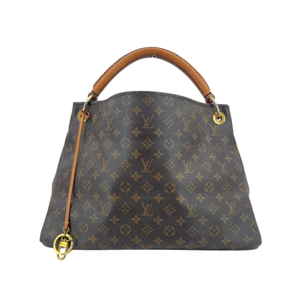 Louis Vuitton Bag Artsy Brown Canvas Good - Front View