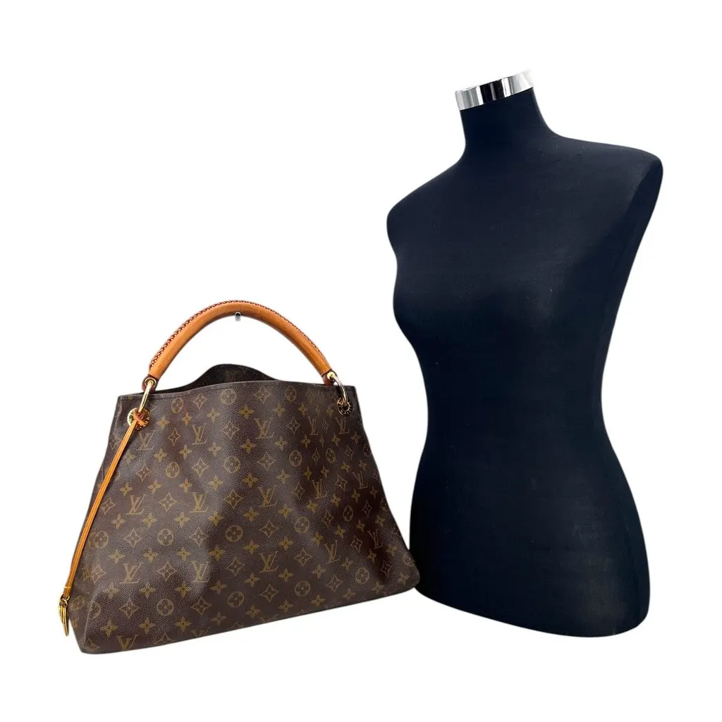 Louis Vuitton Bag Artsy Brown Canvas Good - Back View