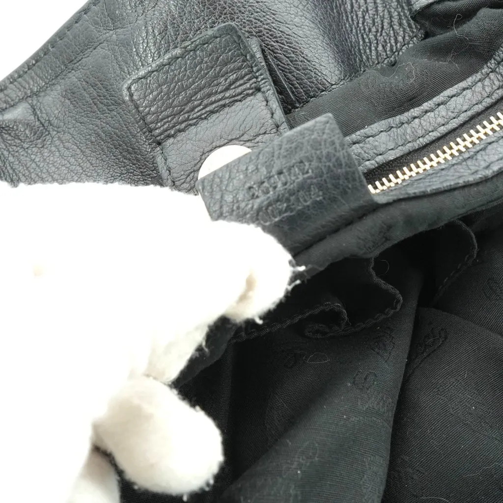 Gucci Tote Bag Sienna Black Leather Good - Box View