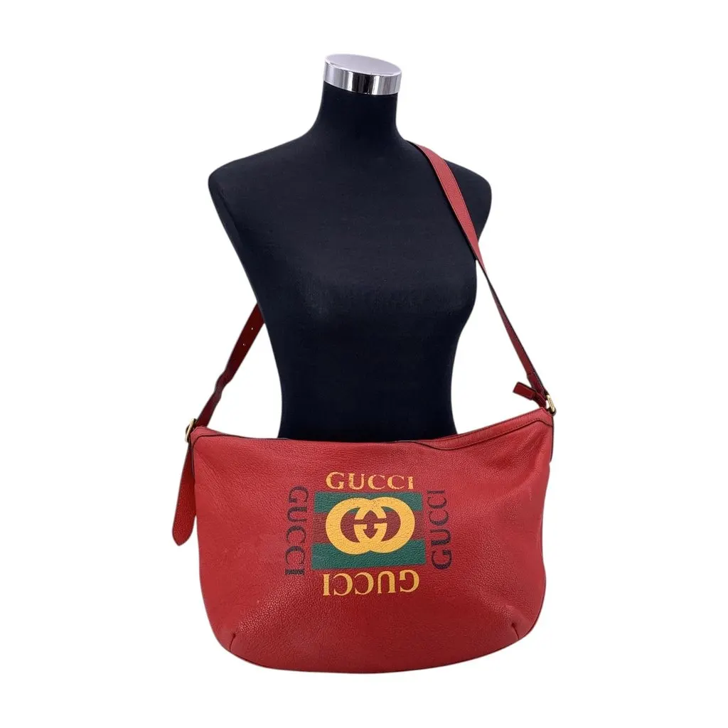 Gucci Hobos Half Moon MultiColor Leather Good - Back View