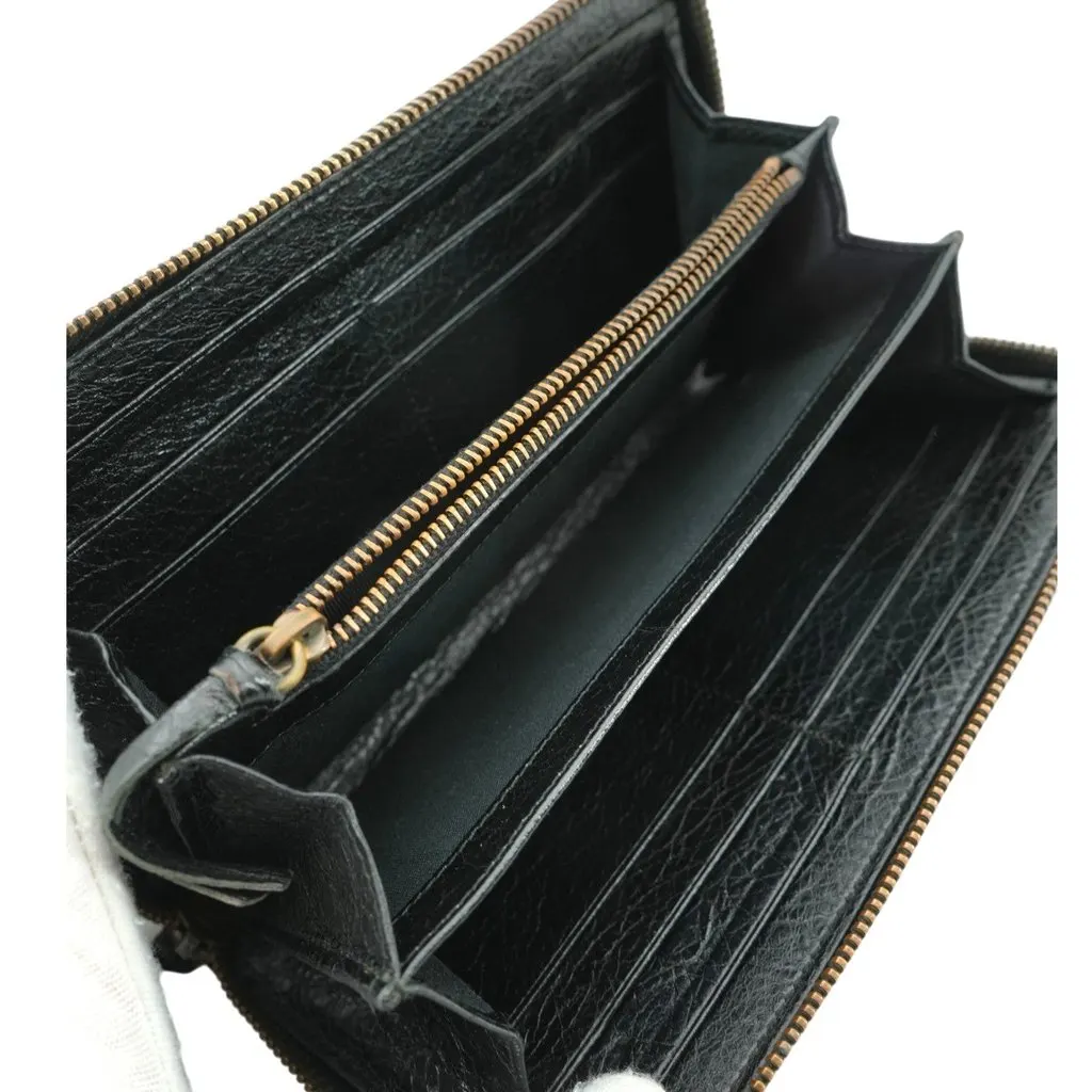 Balenciaga Wallet Black Leather Good - Inside View