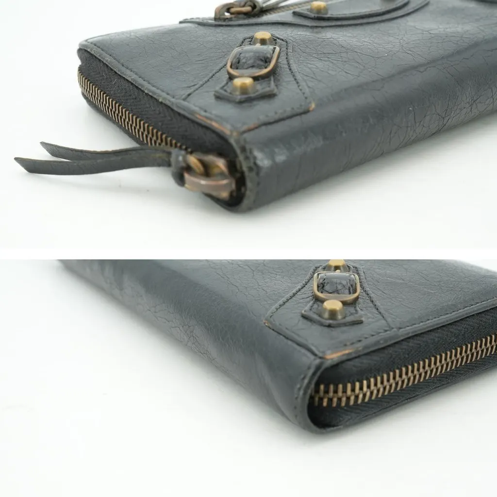 Balenciaga Wallet Black Leather Good - Box View