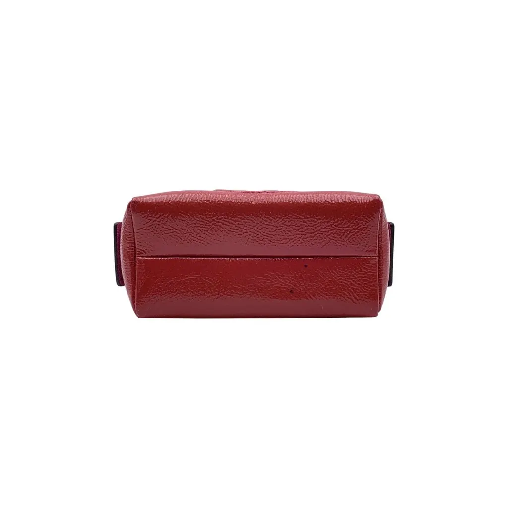 Gucci Clutch Bag Soho Red Leather Good - Model View