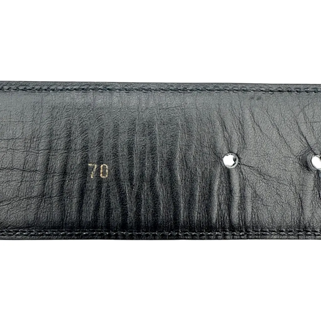 Gucci Belt Black Leather Good - Box View
