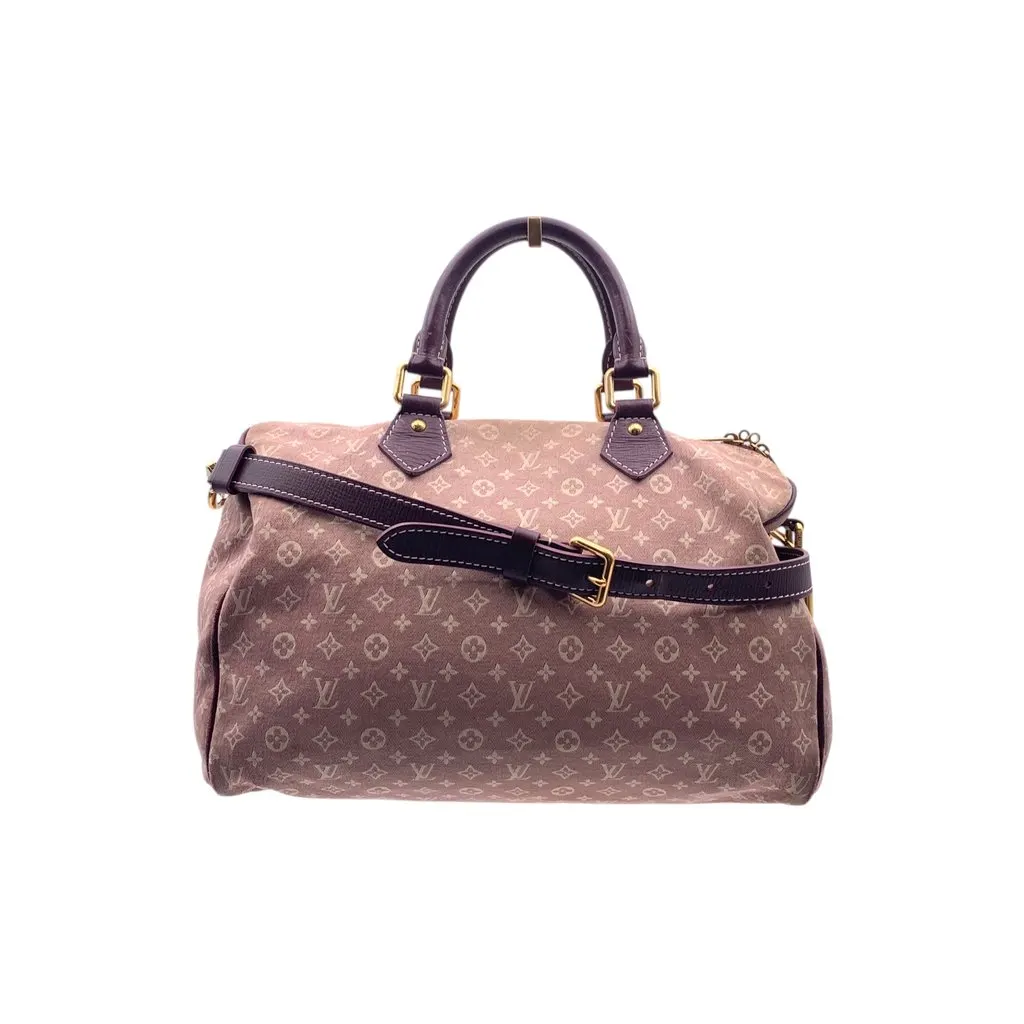 Louis Vuitton Handbag Speedy Bandouliere Beige Canvas Good - Front View