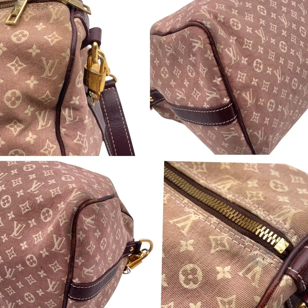 Louis Vuitton Handbag Speedy Bandouliere Beige Canvas Good - Model View