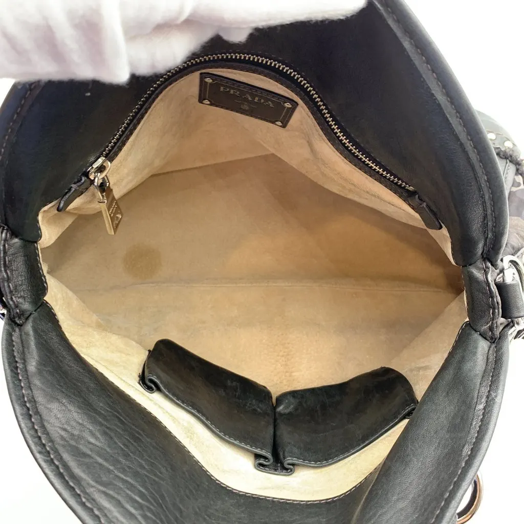 Prada Handbag Tessuto Black Good - Box View