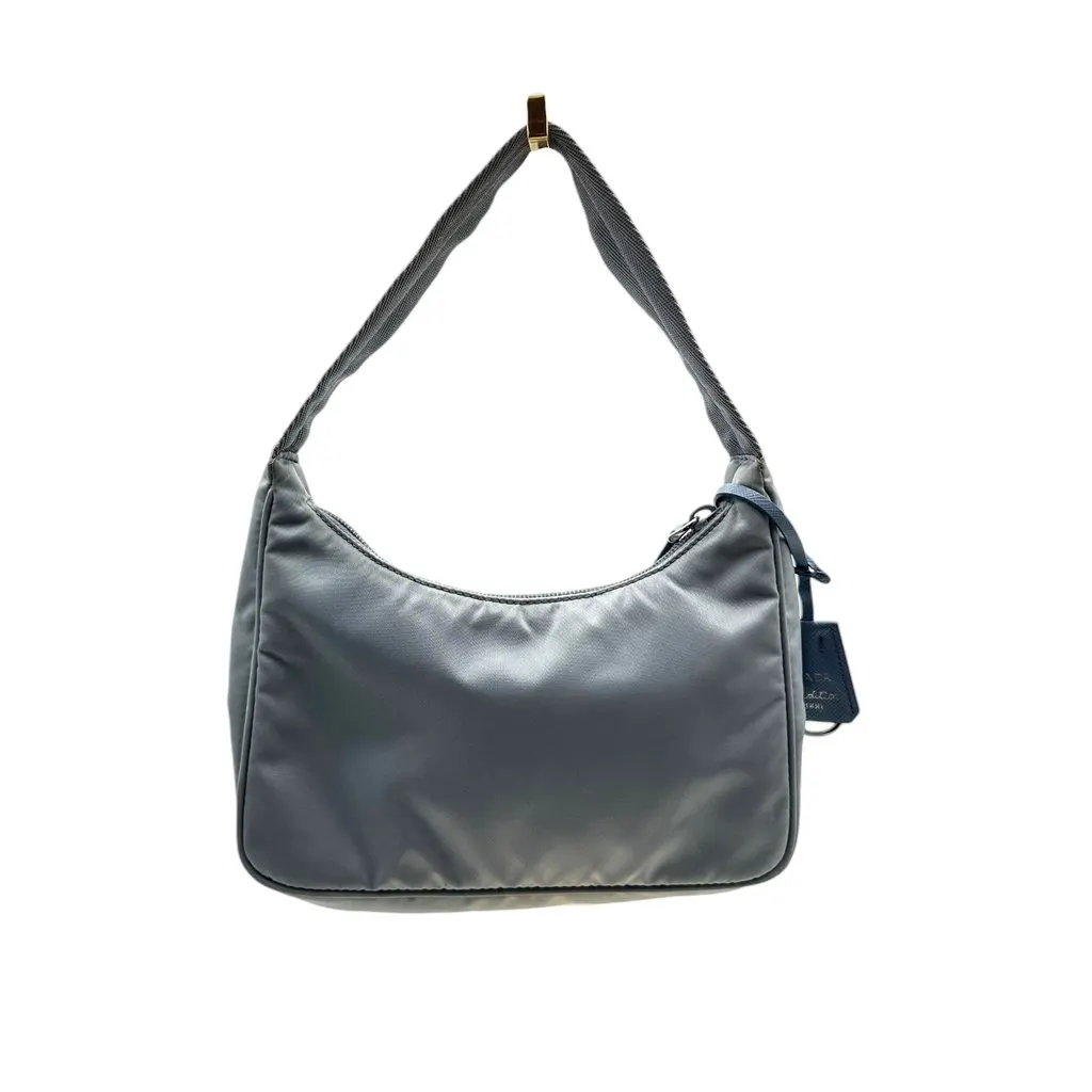 Prada Hobos Re-Nylon Blue Good - Inside View